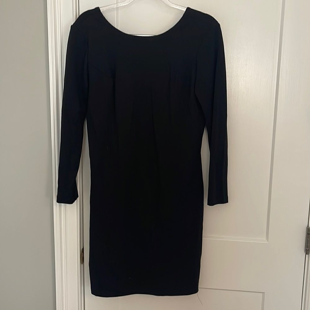 Amanda Uprichard Bodycon Dress with open Back and Bow Size L